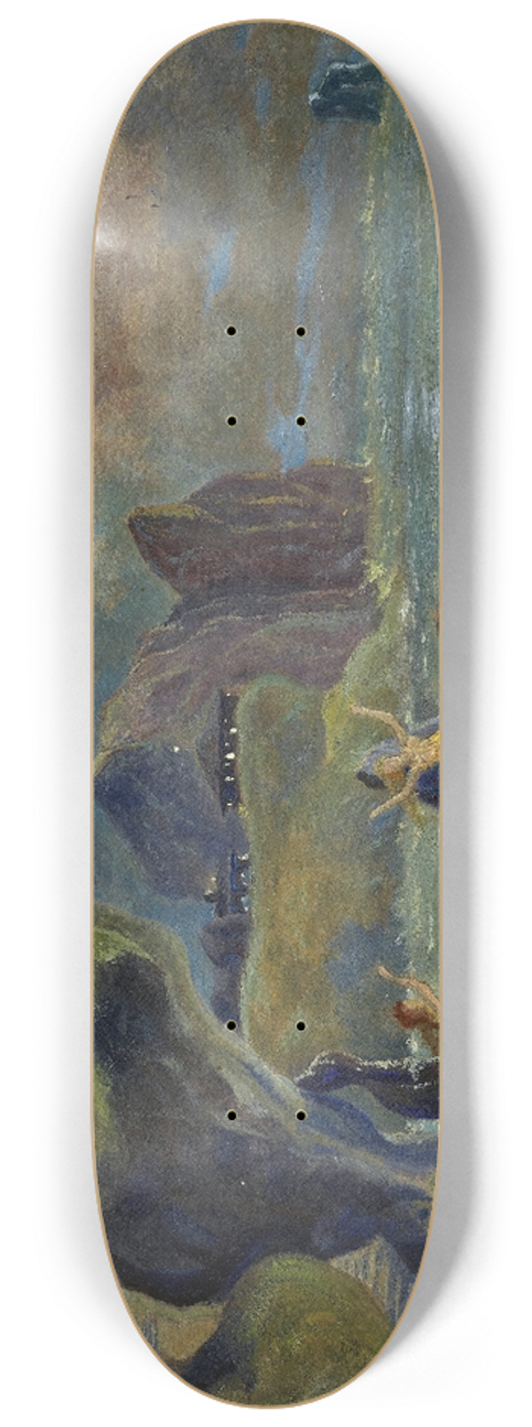 Louis Michel Eilshemius - Sirens of The Sea 8.25 inch art skate deck