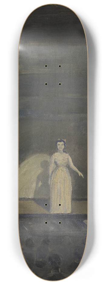 Louis Michel Eilshemius - The ConcertSinger 8.25 inch art skate deck