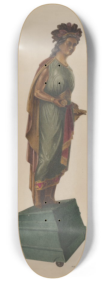 Louis Plogsted - Cigar Store Indian 8.25 inch art skate deck