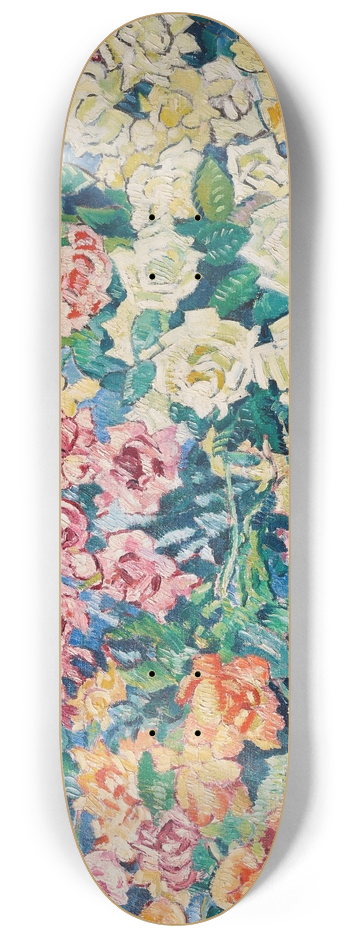 Louis Valtat - Roses 8.25 inch art skate deck