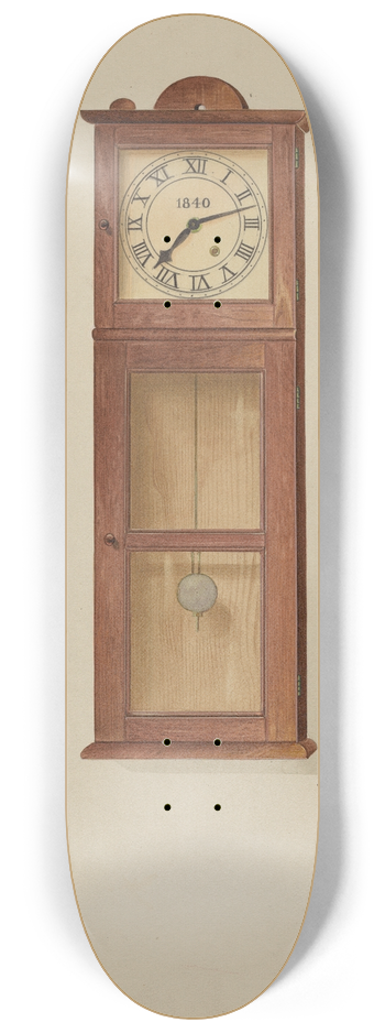 Anne Ger - Shaker Wall Clock 8.25 inch art skate deck
