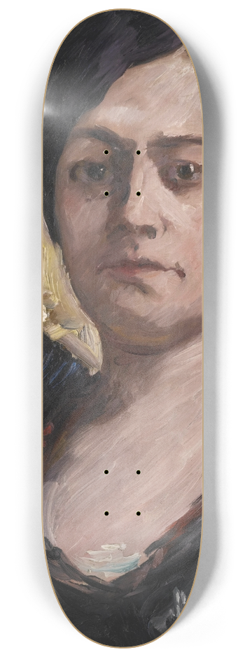 Lovis Corinth - Portrait of Charlotte Corinth 8.25 inch art skate deck