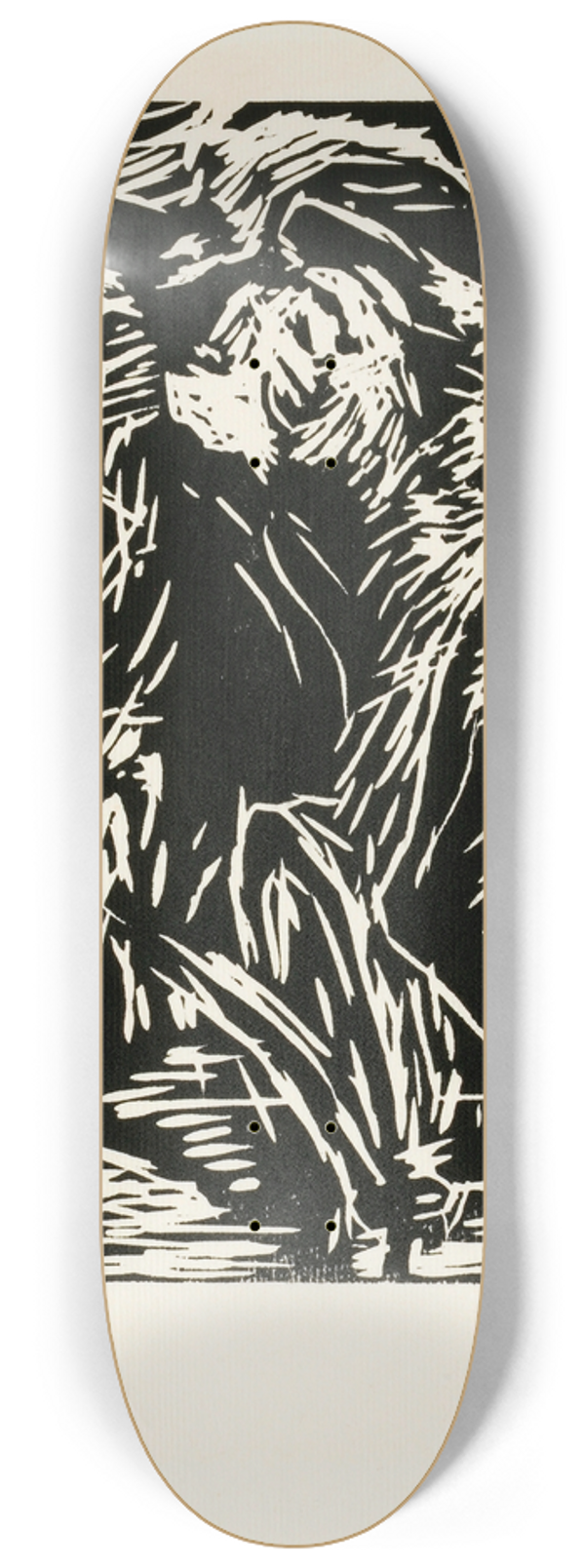 Lovis Corinth - Rckwrts gebeugter, weiblicher Akt 8.25 inch art skate deck