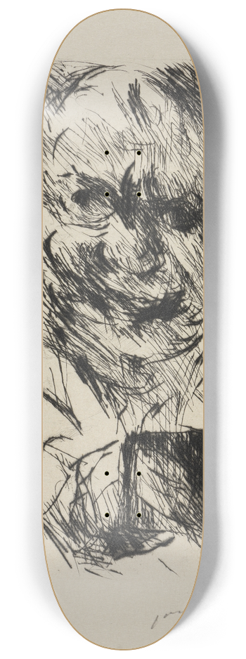 Lovis Corinth - Selbstbildnis 8.25 inch art skate deck