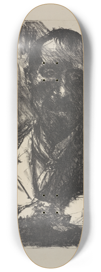 Lovis Corinth - Selbstbildnis 8.25 inch art skate deck