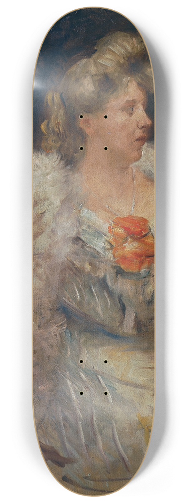 Lovis Corinth - The singer Frieda Halbe 8.25 inch art skate deck