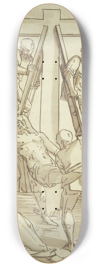 Luca Cambiaso - Deposition from the cross. 8.25 inch art skate deck
