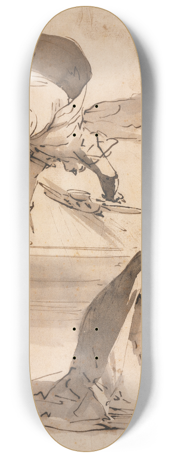 Luca Cambiaso - The Annunciation 8.25 inch art skate deck
