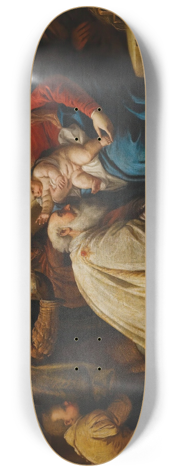Luca Giordano - The Adoration Of The Magi 8.25 inch art skate deck