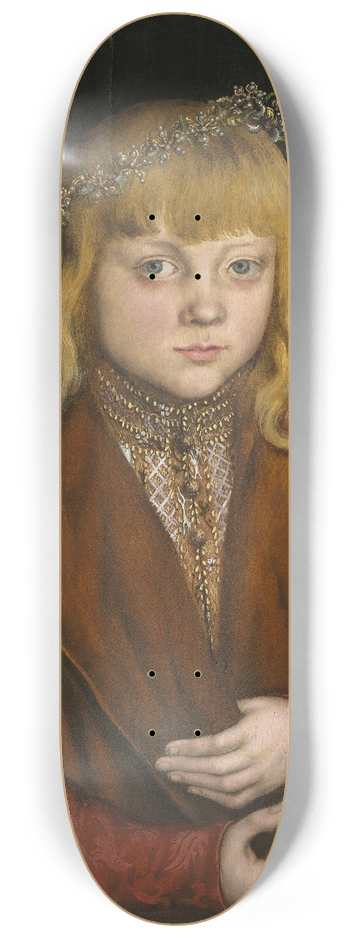 Lucas Cranach the Elder - A Prince of Saxony 8.25 inch art skate deck