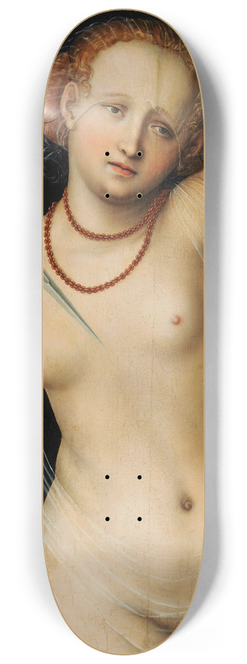 Lucas Cranach the Elder - Lucretia 8.25 inch art skate deck