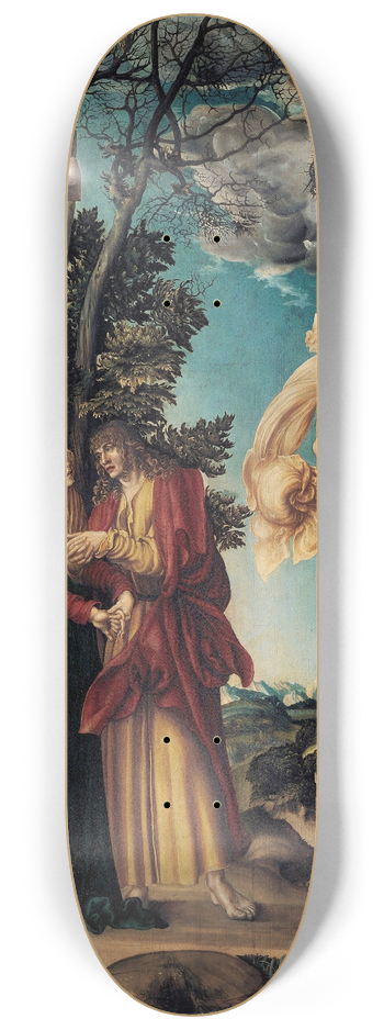 Lucas Cranach the Elder - The Lamentation of Christ 8.25 inch art skate deck