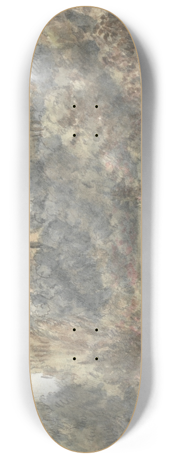 Anne Rushout - Flower Garden, Wanstead Grove 8.25 inch art skate deck