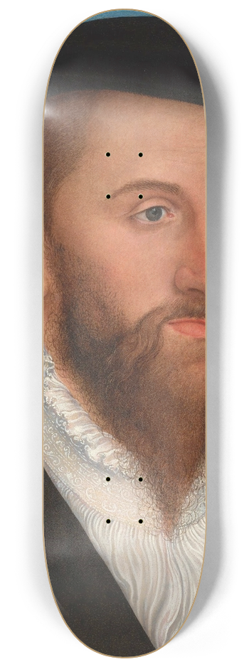 Lucas Cranach the Younger - Portrait of a Man 8.25 inch art skate deck