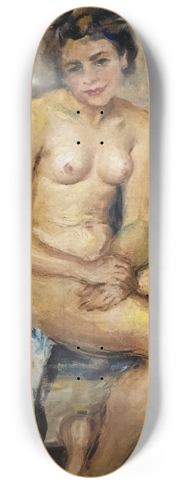 Luce Boyals - Sitting nude 8.25 inch art skate deck