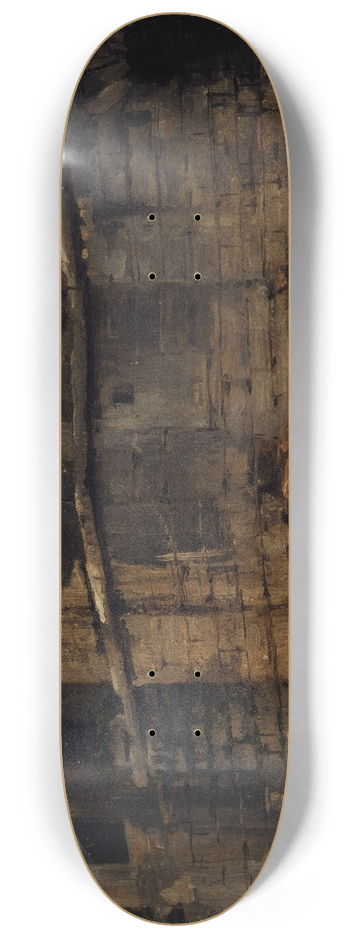 Lucien Mlingue - Les Cagnards de lHtel-Dieu 8.25 inch art skate deck