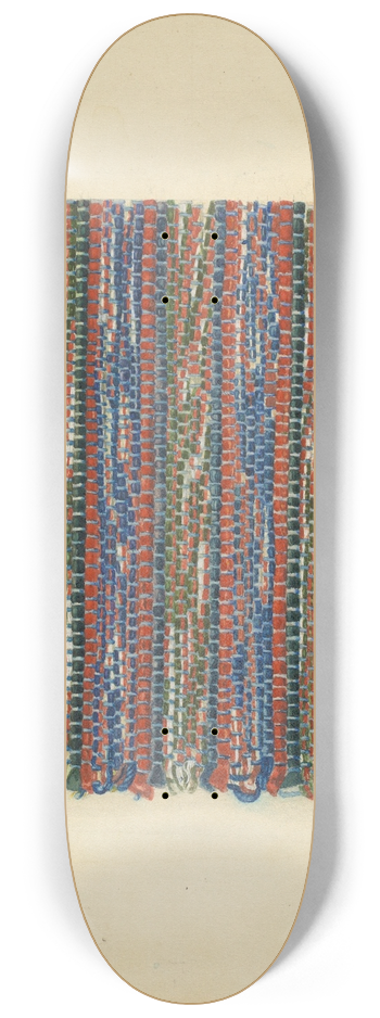 Lucille Chabot - Shaker Rug Strip 8.25 inch art skate deck