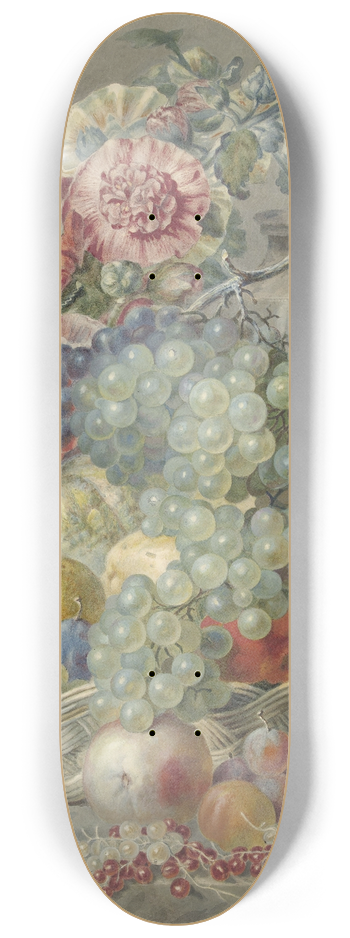 Annette Reijerman - Stilleven met vruchten en bloemen 8.25 inch art skate deck