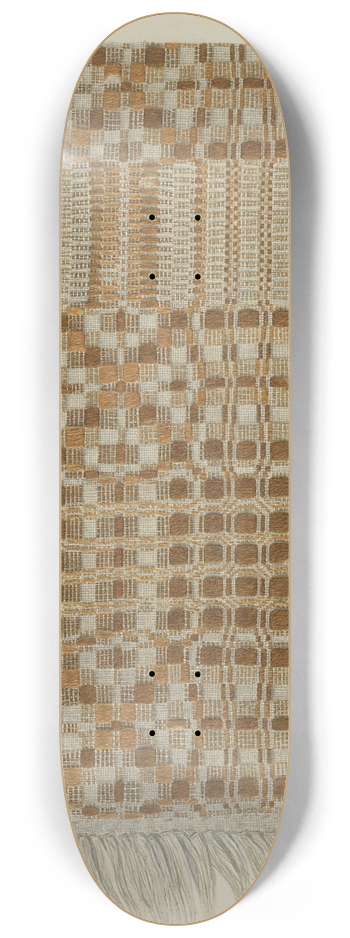 Lucille Lacoursiere - Woven Coverlet 8.25 inch art skate deck