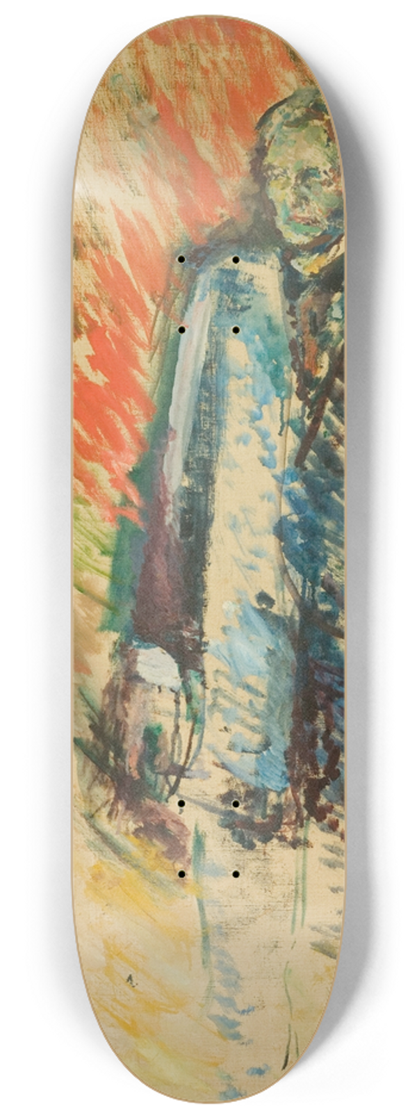 Ludvig Karsten - Portrett av dr. Chr. Rimestad 8.25 inch art skate deck