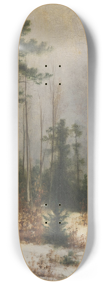 Ludvk Bartk - Winter Forest 8.25 inch art skate deck