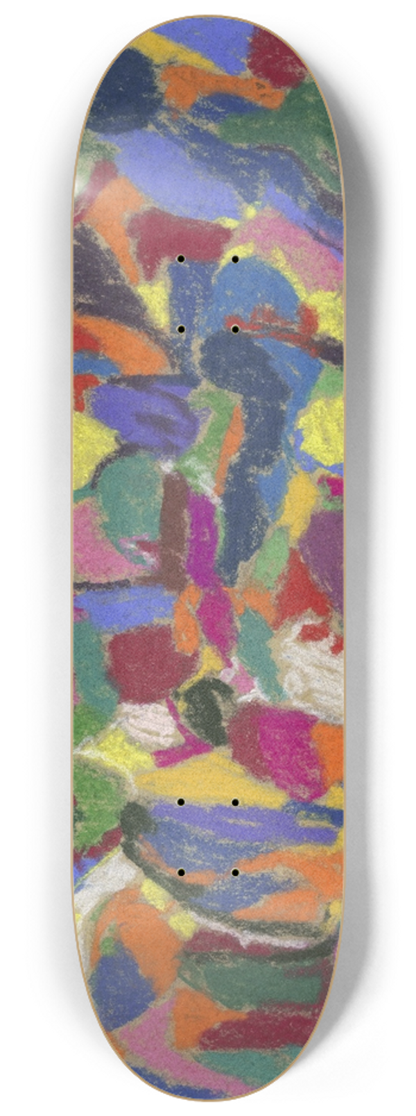 Adolf Hlzel - Abstrakte Komposition, Querformat 8.25 inch art skate deck