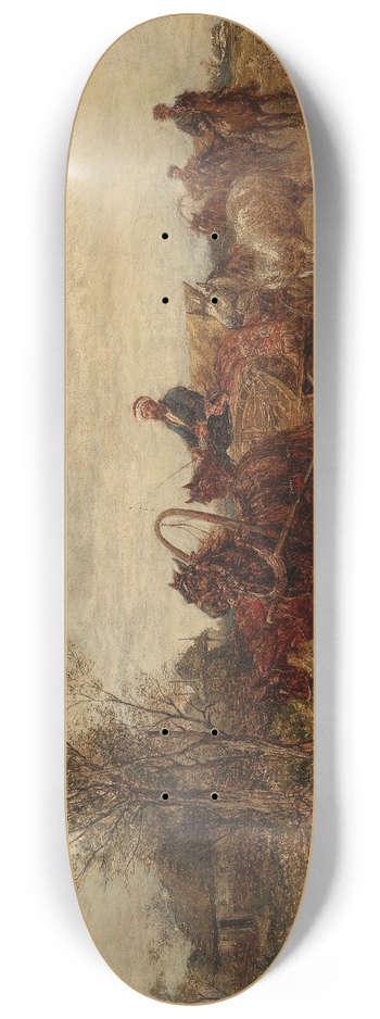 Ludwig Gedlek - A Carpet Dealer on a Journey across the Country 8.25 inch art skate deck