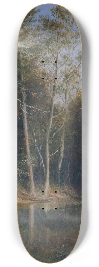 Ludwig Halauska - Waldpartie am Gerichtsberg bei Kaumberg 8.25 inch art skate deck