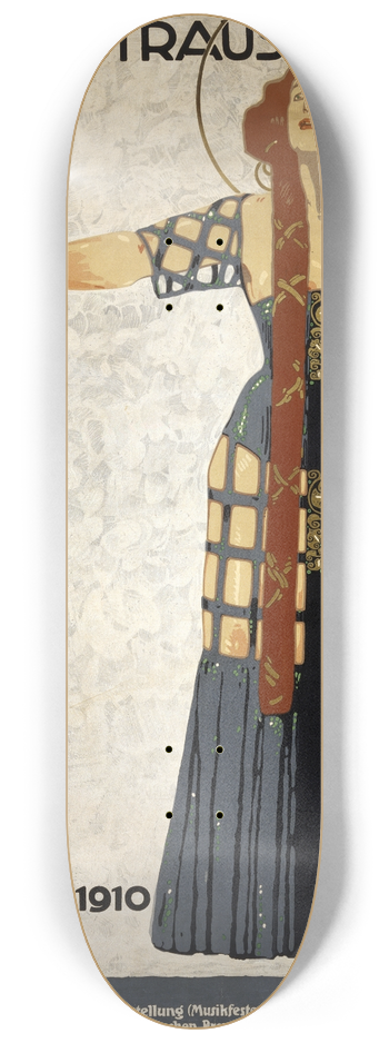 Ludwig Hohlwein - Richard Strauss-woche. Mnchen 8.25 inch art skate deck