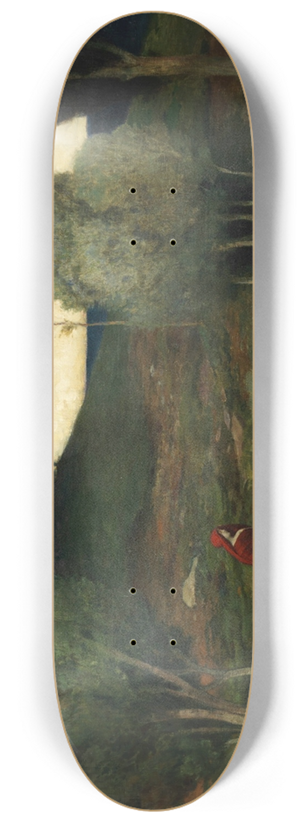 Ludwig von Zumbusch - Lonely Land 8.25 inch art skate deck