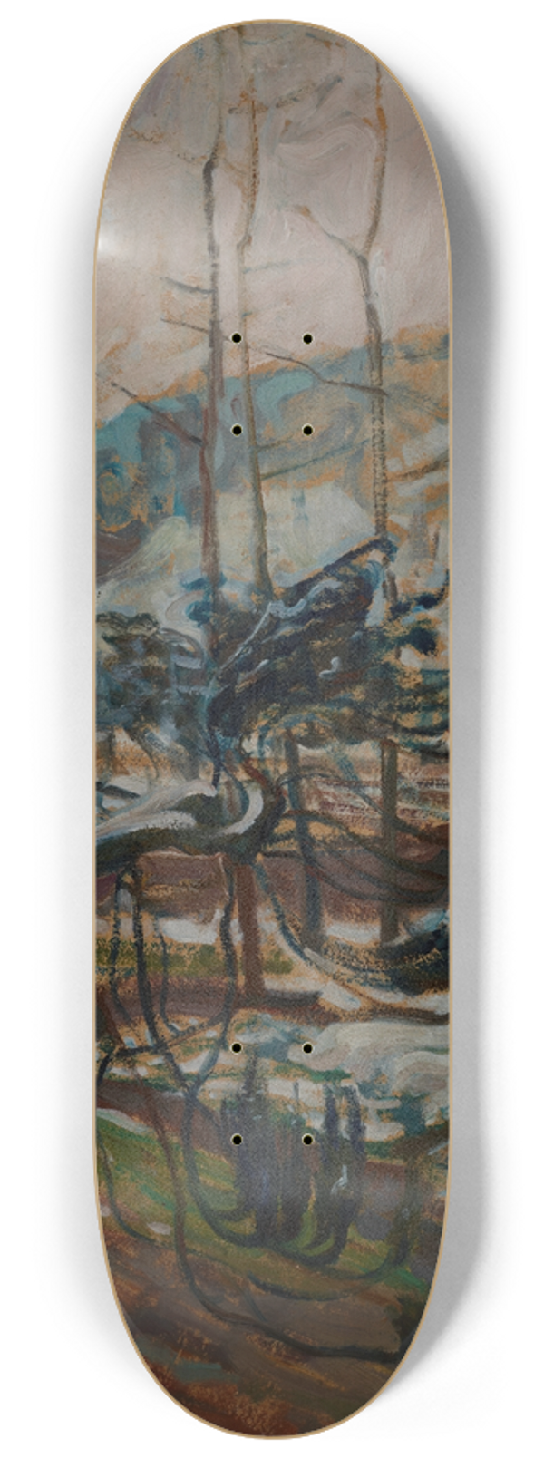 Ludwik Misky - Landscape from the Tatra Mountains 8.25 inch art skate deck