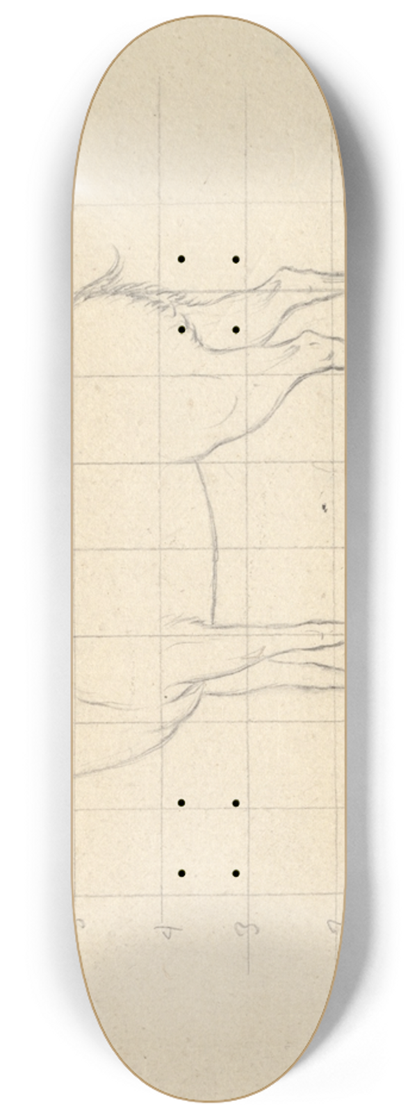 Luigi Balugani - Bohur 8.25 inch art skate deck