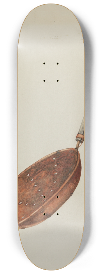 Annie B. Johnston - Copper Sugar Strainer 8.25 inch art skate deck