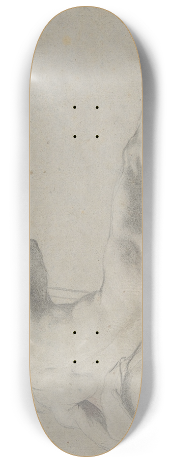 Luigi Garzi - Reclining River God 8.25 inch art skate deck