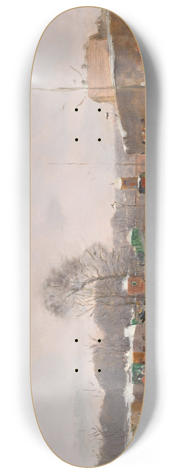 Luigi Loir - La Premire neige dhiver 8.25 inch art skate deck