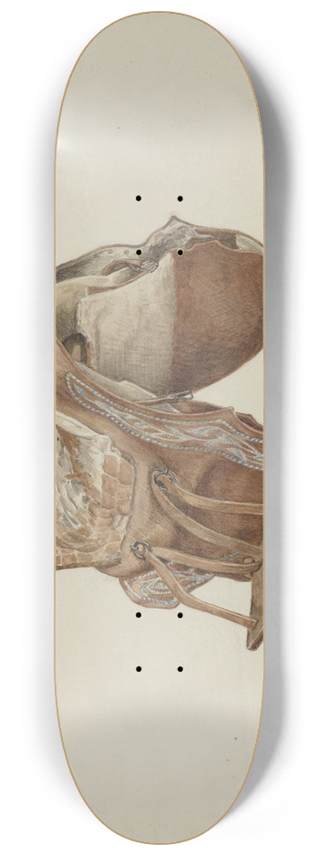 Lyman Young - Womans Side Saddle 8.25 inch art skate deck