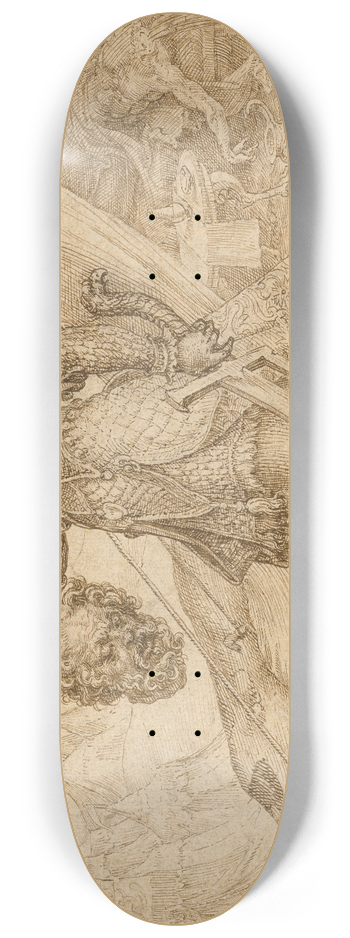 Maarten Van Heemskerck - Judith 8.25 inch art skate deck