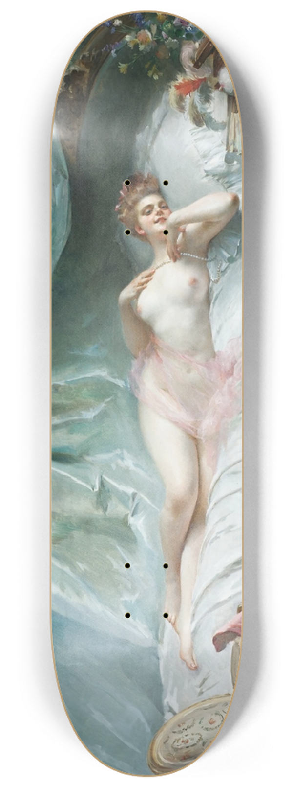 Madeleine-Jeanne Lemaire - Le sommeil de Manon 8.25 inch art skate deck