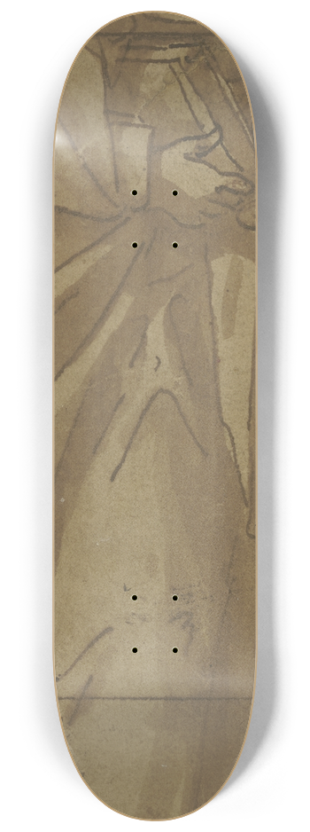 Maerten De Vos - Die Heilige Klara von Assisi 8.25 inch art skate deck