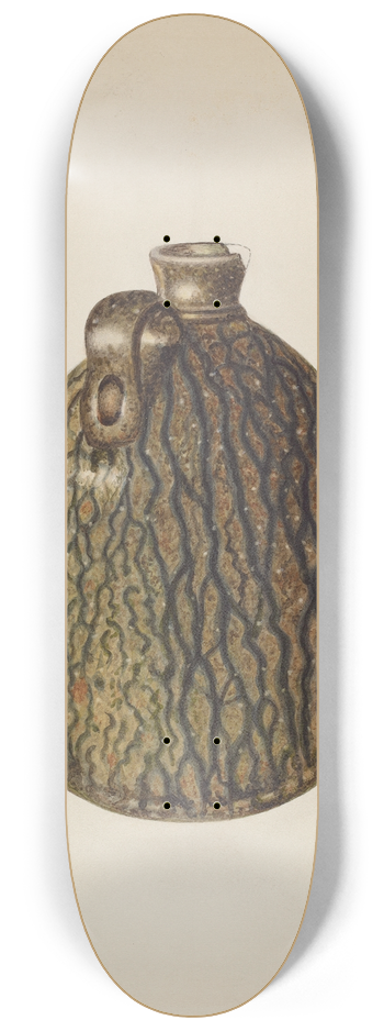Annie B. Johnston - Stoneware Jug 8.25 inch art skate deck