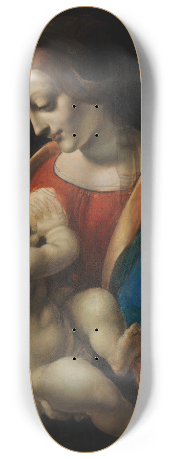 Magnus Enckell - Madonna Litta, copy after Leonardo da Vinci 8.25 inch art skate deck