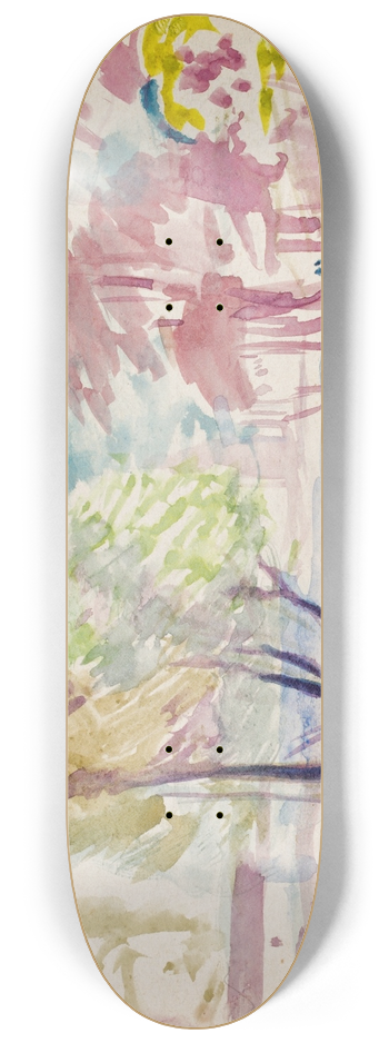 Magnus Enckell - Maisema ja hahmoja, luonnos 8.25 inch art skate deck