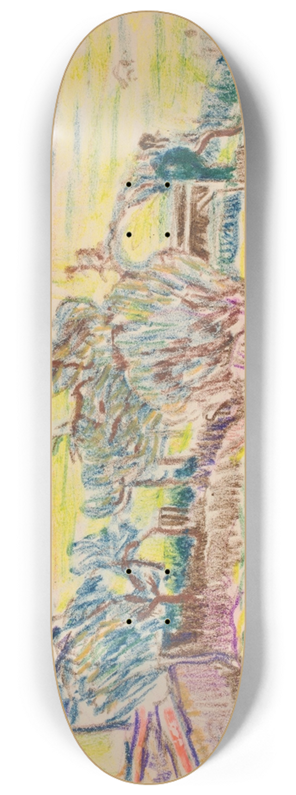 Magnus Enckell - Puutarha 8.25 inch art skate deck