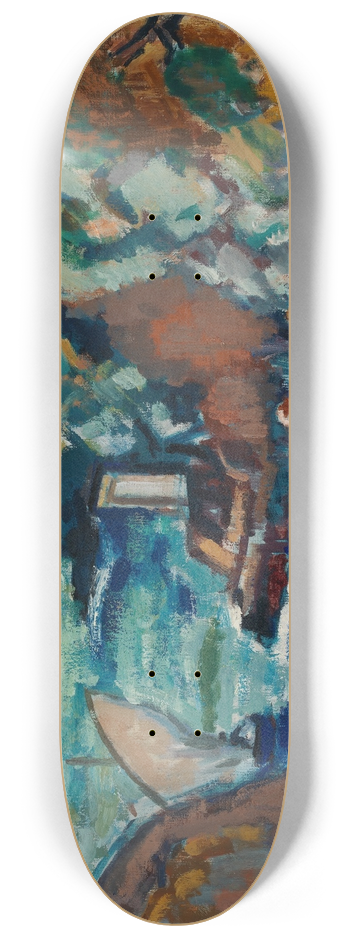 Magnus Enckell - Rocky Shore in the Sun, Porto Fino 8.25 inch art skate deck