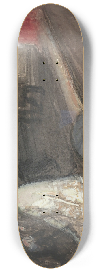 Magnus Enckell - Theatre Scene (Ida Aalberg as Maria Stuart) 8.25 inch art skate deck