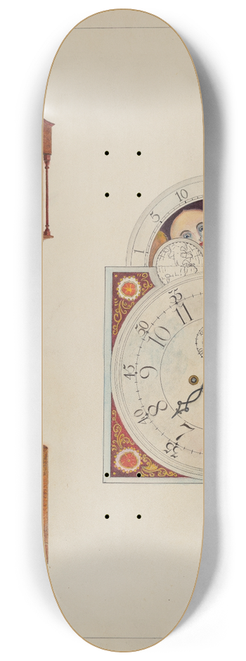 Magnus S. Fossum - Grandfather Clock 8.25 inch art skate deck