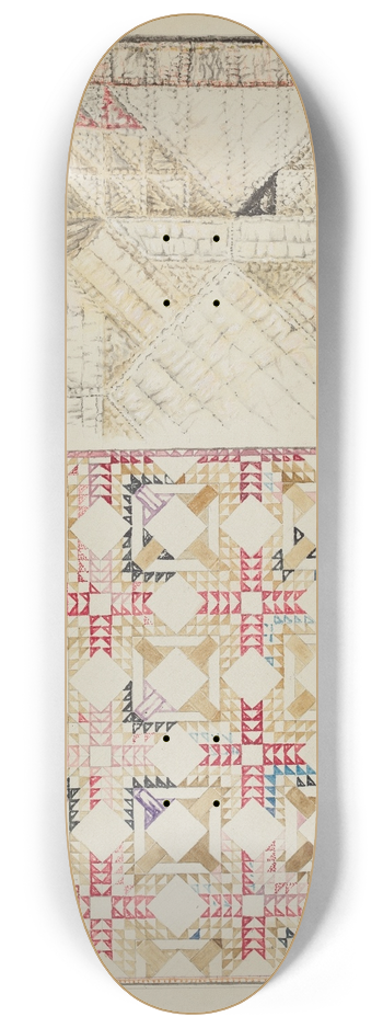 Magnus S. Fossum - Quilt 8.25 inch art skate deck