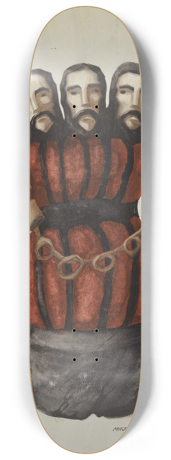 Majel G. Claflin - Bulto  Holy Trinity 8.25 inch art skate deck