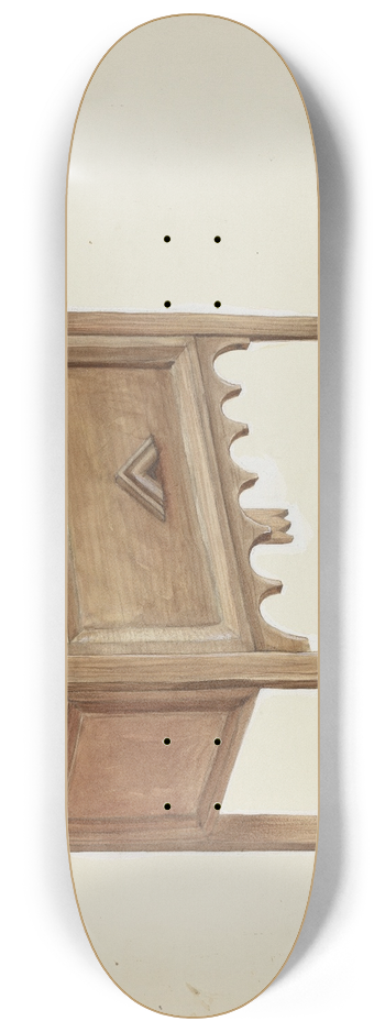 Majel G. Claflin - Chest 8.25 inch art skate deck