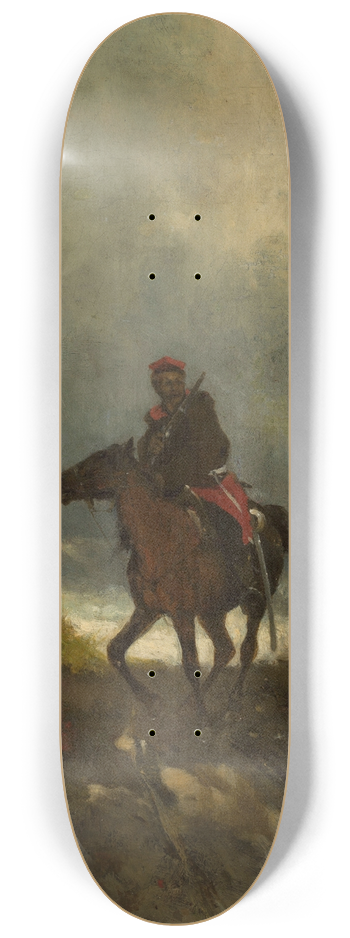 Maksymilian Gierymski - Insurgent from 1863 8.25 inch art skate deck